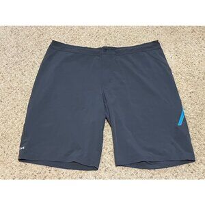 Marmot Men's Dark Gray Cargo HIking Shorts 12" Inseam Size 40 Waist Worn Flaw